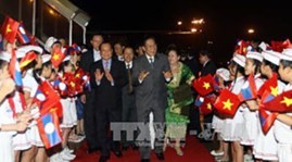 Lao Party leader visits HCM City - ảnh 1